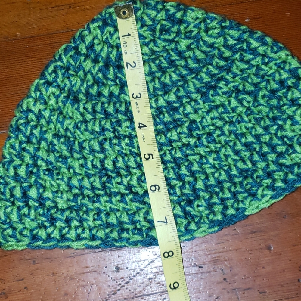 🧶green beanie - Picture 3 of 3